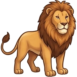 Leeuw uit de dierenbingo