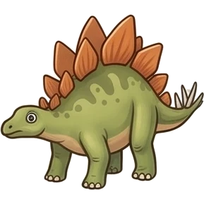 Stegosaurus uit de dinopuzzels
